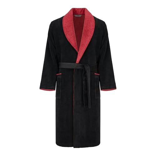 Herren Bademantel Revise RE-859 - mit Bambus faser - Schwarz Gr. 3XL von R Revise