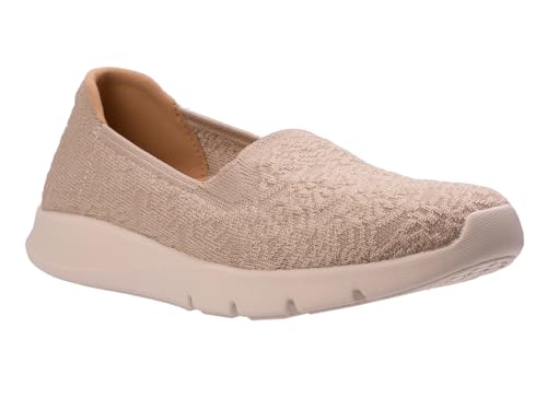 REVITALIGN Damast-Sneaker mit Komfort-Stretch für Damen, Sesam, 38.5 EU von REVITALIGN