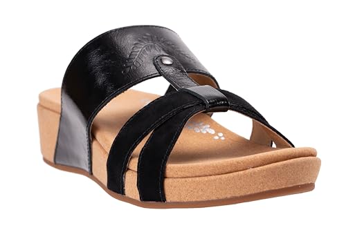 REVITALIGN Damen Andover Baja Schiebe-Sandalen, Schwarz, 36 EU REVITALIGN Damen Andover Baja Schiebe-Sandalen, Schwarz, 36 EU von REVITALIGN