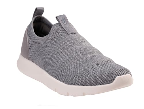 REVITALIGN Damen Comfort Stretch Inlet Sneaker, GRAU, 37.5 EU Weit von REVITALIGN