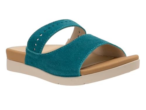 REVITALIGN Damen Corpus Slide Schiebe-Sandalen, Biscay-Bucht, 39.5 EU Weit von REVITALIGN