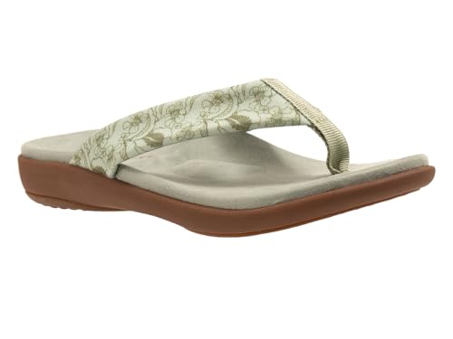 REVITALIGN Damen Euphoria Toile Flipflop, Salbei, 39.5 EU Weit von REVITALIGN