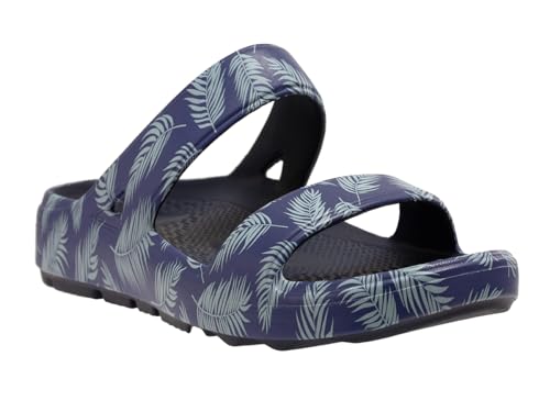 REVITALIGN Damen Fusion Zest Tropicana Slide Sandale, Blau, 37.5 EU Weit von REVITALIGN