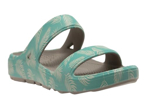 REVITALIGN Damen Fusion Zest Tropicana Slide Sandale, Pool, Blau, 36 EU Weit von REVITALIGN