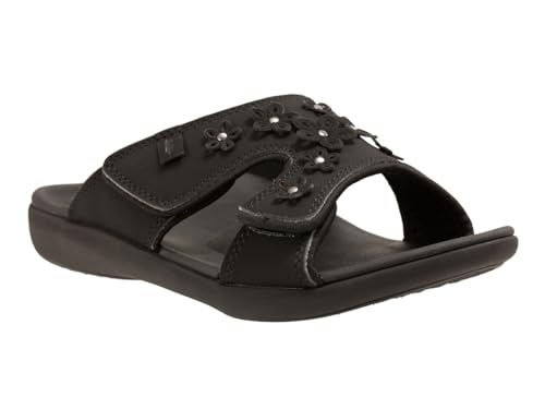 REVITALIGN Damen Kholo Hampton Schiebe-Sandalen, Schwarz, 42 EU von REVITALIGN