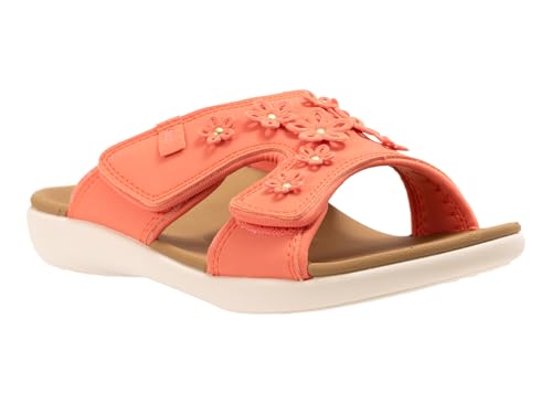 REVITALIGN Damen Kholo Hampton Slide Sandale, Wüstenblume, 42 EU Weit von REVITALIGN