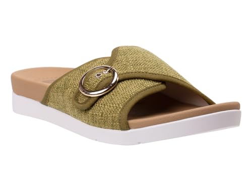 REVITALIGN Damen Mabel Slide Schiebe-Sandalen, Kiwi, 35.5 EU Weit von REVITALIGN