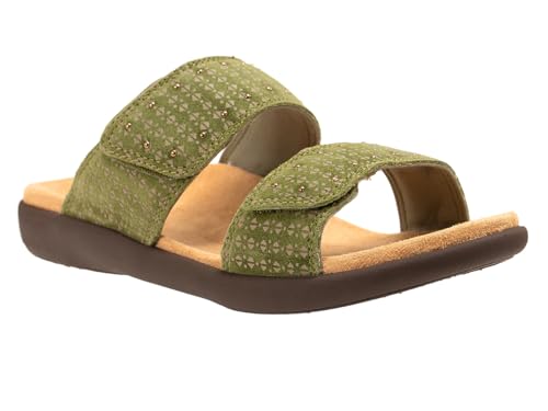 REVITALIGN Damen Muse Slide Sandale, Capulet Olive, 38.5 EU Weit von REVITALIGN