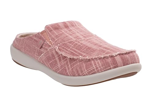 REVITALIGN Damen Siesta Canvas Hausschuh, Rose Tan, 38 EU Weit REVITALIGN Damen Siesta Canvas Hausschuh, Rose Tan, 38 EU Weit von REVITALIGN