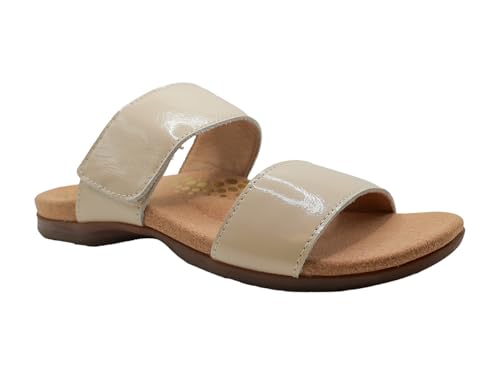 REVITALIGN Damen Sullivan Slide Sandale, Cremefarbenes Lack., 37.5 EU Weit REVITALIGN Damen Sullivan Slide Sandale, Cremefarbenes Lack., 37.5 EU Weit von REVITALIGN