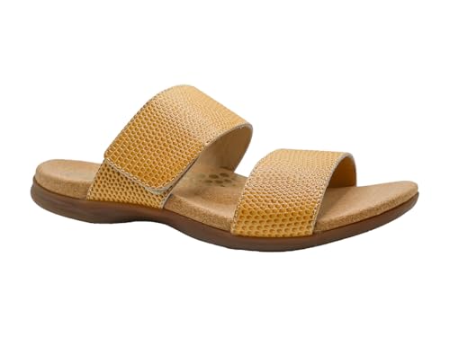 REVITALIGN Damen Sullivan Slide Sandale, Gelbe Schlange, 39.5 EU Weit REVITALIGN Damen Sullivan Slide Sandale, Gelbe Schlange, 39.5 EU Weit von REVITALIGN