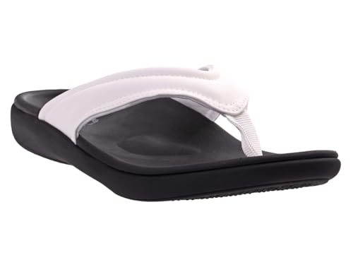 REVITALIGN Damen Yumi Dublin Flipflop, Weiss/opulenter Garten, 37.5 EU Weit REVITALIGN Damen Yumi Dublin Flipflop, Weiss/opulenter Garten, 37.5 EU Weit von REVITALIGN