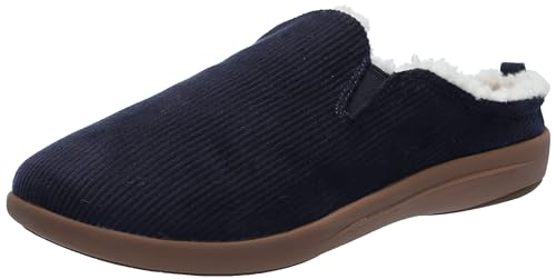 REVITALIGN Dundee Herren-Slippr-Slipper aus Cord, Marineblau, 41 EU von REVITALIGN