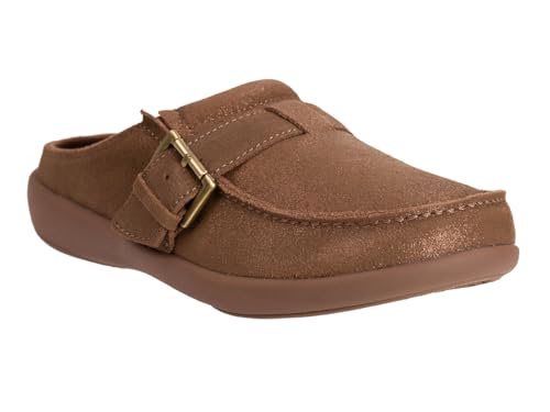 REVITALIGN Siesta Sterling Slide Pantoletten für Damen, Bison Shimmer, 41 EU REVITALIGN Siesta Sterling Slide Pantoletten für Damen, Bison Shimmer, 41 EU von REVITALIGN