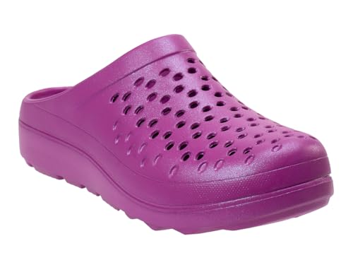 Revitalign Damen Fusion Vitality Clog, Deep Orchidee, 39.5 EU Weit von REVITALIGN