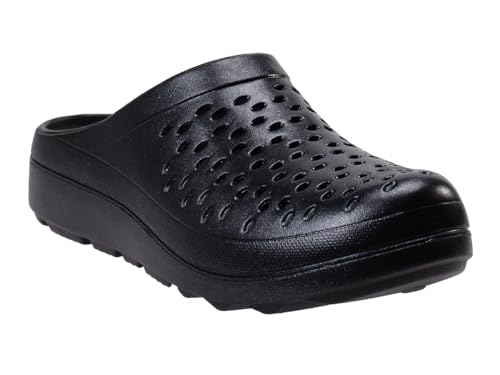 Revitalign Damen Fusion Vitality Clog, Schwarz, 39.5 EU Weit von REVITALIGN