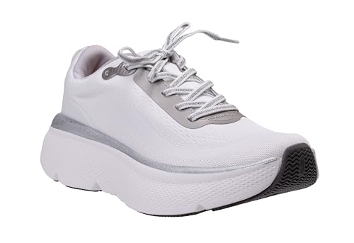 Revitalign Damen Gaia Sneaker, Kristallweiß, 38.5 EU Weit von REVITALIGN