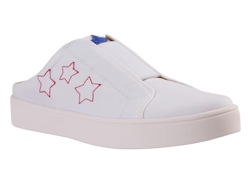 Revitalign Damen Harmony Slide Sneaker, Weiss/opulenter Garten, 43 EU Weit von REVITALIGN