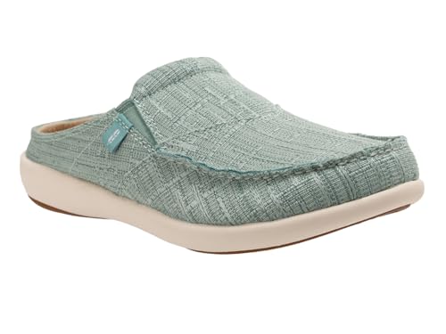 Revitalign Damen Siesta Slide Capri Hausschuh, Blaugrün/EIN Hauch von Paradies (Trace of Paradise), 38.5 EU Weit von REVITALIGN