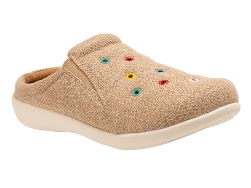 Revitalign Destin Slide Pantoletten für Damen, Leinen, 37.5 EU Weit von REVITALIGN