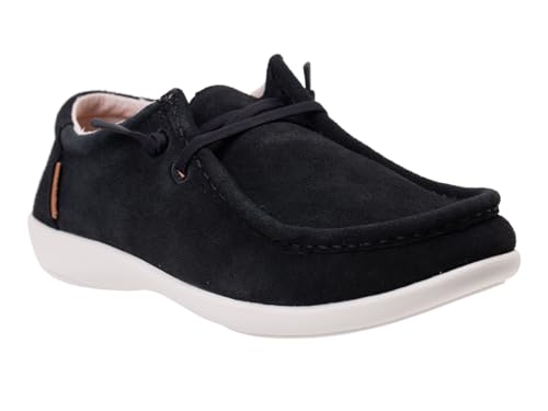 Revitalign Herren Carefree Suede Sneaker, Schwarz, 47 EU von REVITALIGN