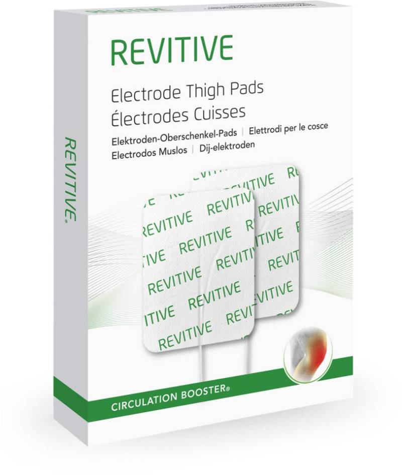 REVITIVE Elektrodenpads Große Elektroden-Oberschenkel-Pads,Enthält ein Paar große Revitive Elektrodenpads für die Oberschenkel von REVITIVE