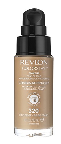 3 x Revlon Colorstay Pump 24HR Make Up SPF15 Comb/Oily Skin 30ml - True Beige von Revlon