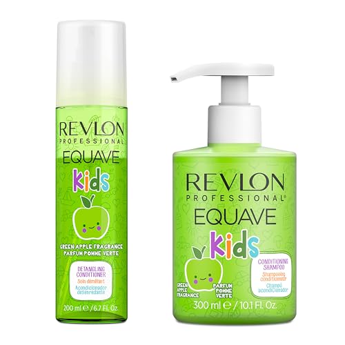 EQUAVE Kids Apple Detangling Conditioner, 200 ml + EQUAVE Kids Apple Shampoo von REVLON PROFESSIONAL