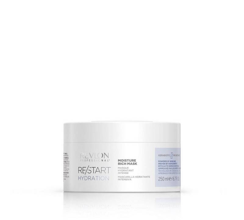 REVLON PROFESSIONAL Haarmaske Re/Start HYDRATION Moisture Rich Mask 250 ml, Beugt Haarbruch vor, spendet Feuchtigkeit für dünnes, trockenes Haar. von REVLON PROFESSIONAL