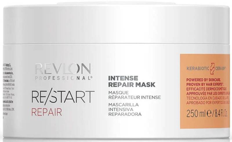 REVLON PROFESSIONAL Haarmaske Re/Start REPAIR Intense Repair Mask 250 ml, Stärkt und spendet Feuchtigkeit für strapaziertes Haar. von REVLON PROFESSIONAL