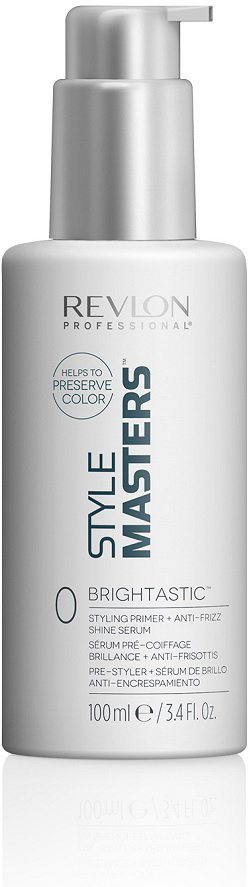 REVLON PROFESSIONAL Haarserum Style Masters Brightastic Styling Primer 100 ml, Bereitet das Haar für Styling vor und pflegt alle Haartypen. von REVLON PROFESSIONAL