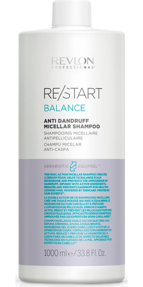 REVLON PROFESSIONAL Haarshampoo Re/Start BALANCE Anti-Dandruff Micellar Shampoo 1000 ml von REVLON PROFESSIONAL