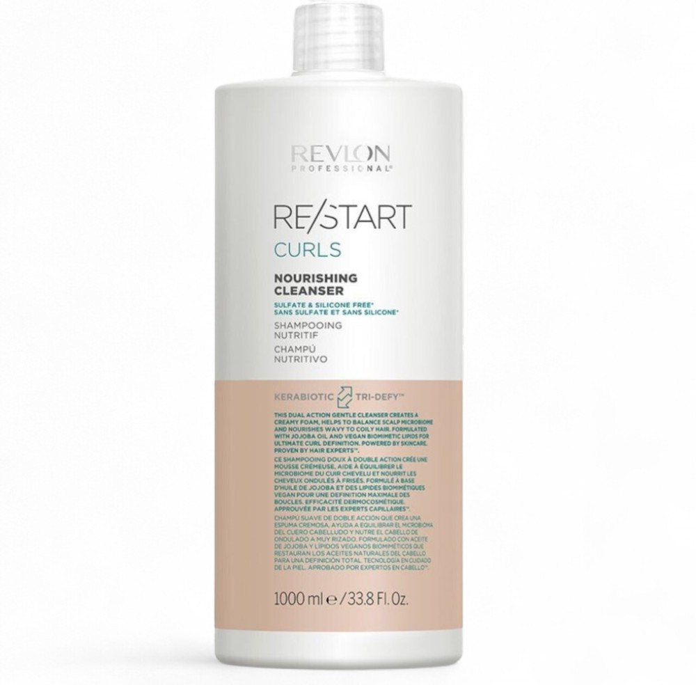 REVLON PROFESSIONAL Haarshampoo Revlon Professional Restart Curls Nourishing Cleanser 1000 ml REVLON PROFESSIONAL Haarshampoo Revlon Professional Restart Curls Nourishing Cleanser 1000 ml von REVLON PROFESSIONAL