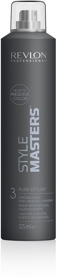 REVLON PROFESSIONAL Haarspray Style Masters Pure Styler Strong Hold 325 ml, Stylingspray, Haarstyling-Produkt REVLON PROFESSIONAL Haarspray Style Masters Pure Styler Strong Hold 325 ml, Stylingspray, Haarstyling-Produkt von REVLON PROFESSIONAL