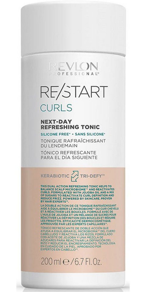 REVLON PROFESSIONAL Haartonikum Re/Start CURLS Refreshing Tonic 200 ml, Wiederbelebung von Locken und Wellen am zweiten Tag. von REVLON PROFESSIONAL