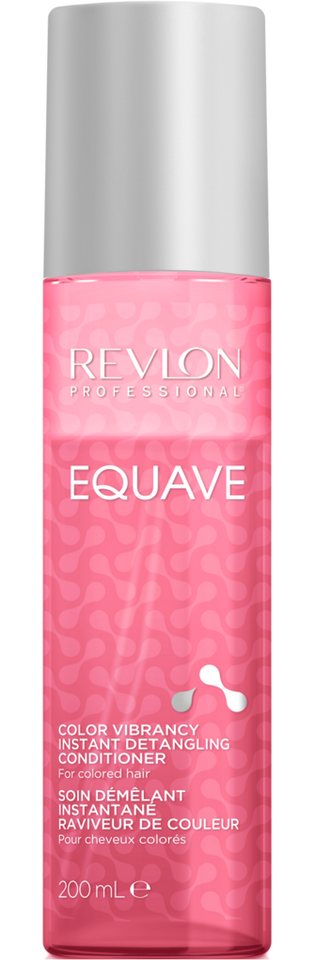 REVLON PROFESSIONAL Haarspülung Leave-in Pflege Equave Color Vibrancy Instant Detangling Conditioner, Coloriertes Haar 200ml von REVLON PROFESSIONAL