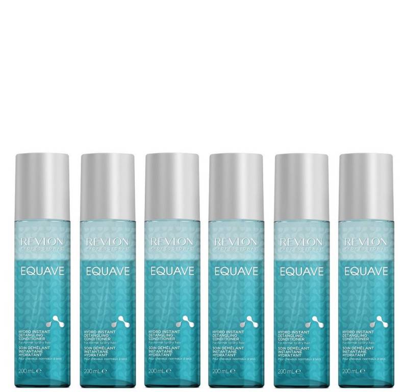 REVLON PROFESSIONAL Leave-in Pflege Equave Hydro Instant Detangling Conditioner 6x 200 ml von REVLON PROFESSIONAL
