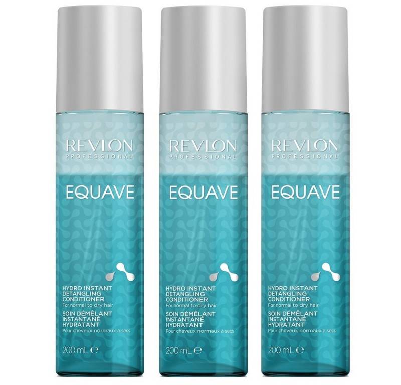 REVLON PROFESSIONAL Leave-in Pflege Equave Hydro Instant Detangling Conditioner 3x 200 ml von REVLON PROFESSIONAL