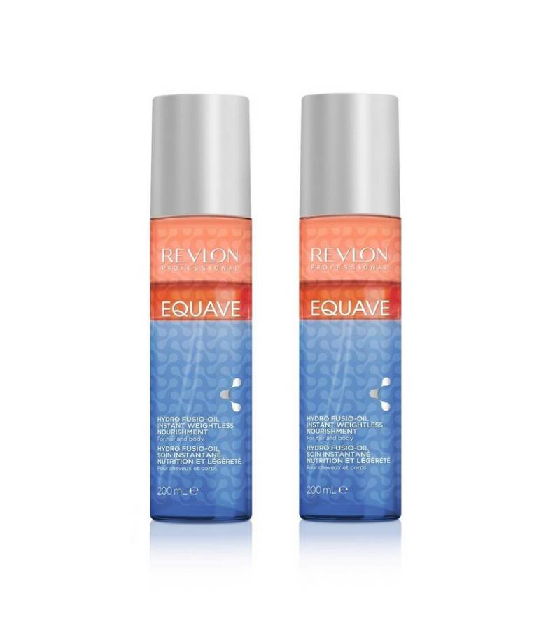 REVLON PROFESSIONAL Leave-in Pflege Revlon Equave Hydro Fusio-Oil Instant Detangling Conditioner 2x 200ml von REVLON PROFESSIONAL