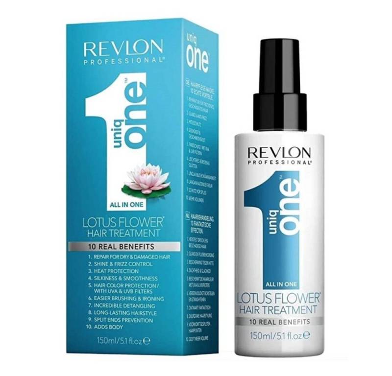 REVLON PROFESSIONAL Leave-in Pflege Revlon Uniq One All In One Hair Lotus Flower Hair Treatment 150ml von REVLON PROFESSIONAL
