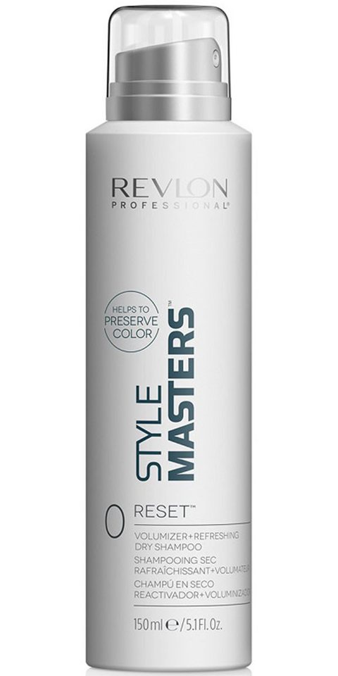 REVLON PROFESSIONAL Trockenshampoo Style Masters Reset Dry Shampoo 150 ml, Nur minimale Puderrückstände, ideal für jede Länge und Haartypen. von REVLON PROFESSIONAL