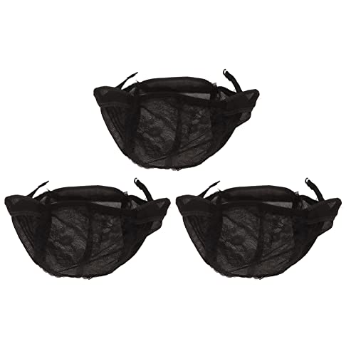 3Pcs Wig Caps for Women | Breathable Nylon with Elastic Band | Cosplay/Costume/Makeup Accessories | Comfortable & Stretchy Design von REXVTNS