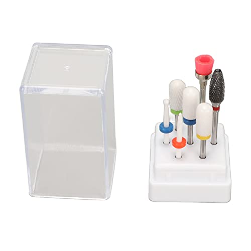 Ceramic Nail Drill Bit Set 7pcs | Skilled Cuticle Remover Bits for Polish Removal/Reshaping/Dead Skin | Stainless Steel & Ceramic Material | with 7 Hole Storage Box Ceramic Nail Drill Bit Set 7pcs | Skilled Cuticle Remover Bits for Polish Removal/Reshaping/Dead Skin | Stainless Steel & Ceramic Material | with 7 Hole Storage Box von REXVTNS