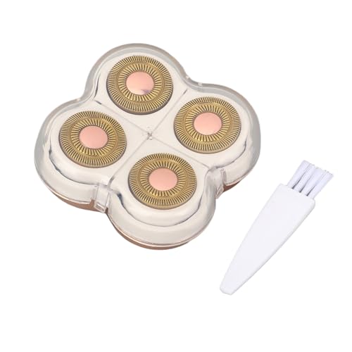 Haarentferner Ersatzkopf | 360 ° schwimmende Rasierkomponente für Bein & Körper | Nass/trockener Gebrauch mit Rasierschaum/Schaum/Lösung | Goldplattiert & nicht - jungfräser von REXVTNS