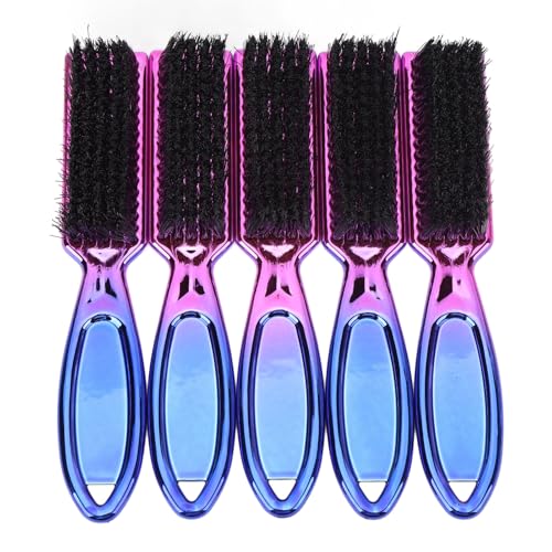Männer rasierten Bürstenset von 5 | Allmähliche Elektroplattenbartbürste zum Styling/Pflege | Weiche Nylonfasern für Haare und Bartpflege | Tragbar & Mehrzweck von REXVTNS