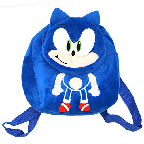 REYOK Kinder Rucksack,3D Rucksack Plüsch für Kinder,Kinder Schulrucksack,Schultaschen The Hedgehog Cartoon Tasche 3D Schulrucksack Geschenk Schultaschen für von 1 bis 8 Jahren von REYOK