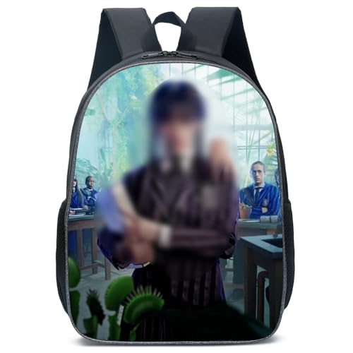 REYOK Kinderrucksäcke Mittwoch Familie Jungen Rucksack Kinderrucksacke Schultaschen Tasche Mädchen Schultasche Schulrucksack Schreibwaren Tasche Cartoon Mode für Studenten von REYOK