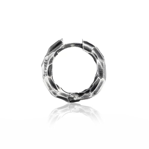 REYTEL Ohrringe Silber 925 RUDENESS – Kleine Creolen Ohrring für Herren Damen – Durchmesser 1.95CM – Wikinger Ausgefallene Schmuck Geschenk für Frauen Männer von REYTEL