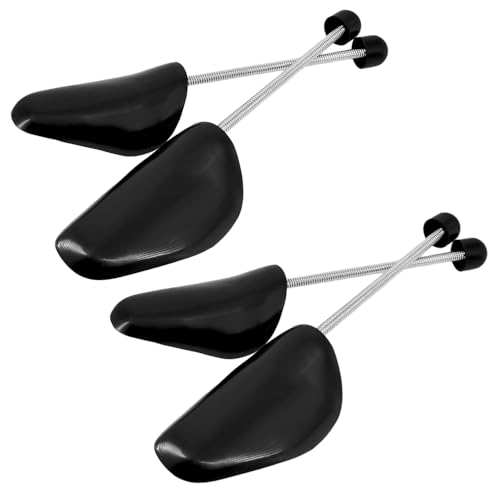 REZSOVEE 2 Paar Schuhspanner Für Herren,Kunststoff Schuhspanner,verstellbar, Mit Zugfeder Für Herrenschuhe, Sneaker von REZSOVEE
