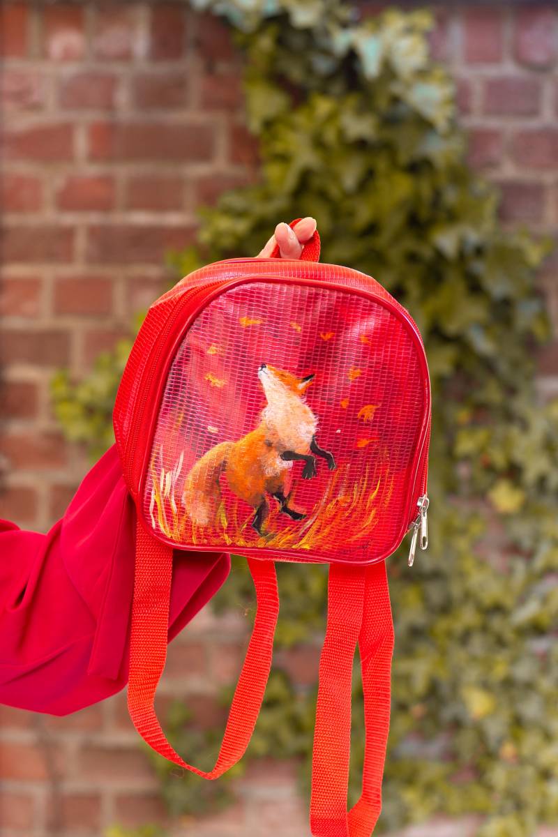 Süßer Kleiner Rucksack Mit Handgemalten Fuchs von REdreamworks